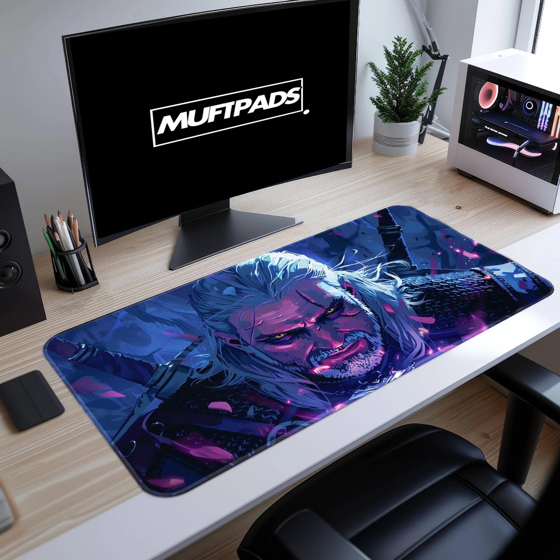 The Witcher 3 Wild Hunt Mouse Pad| Gaming Mouse Pad | Geralt | Game, Anime, Desk Mat