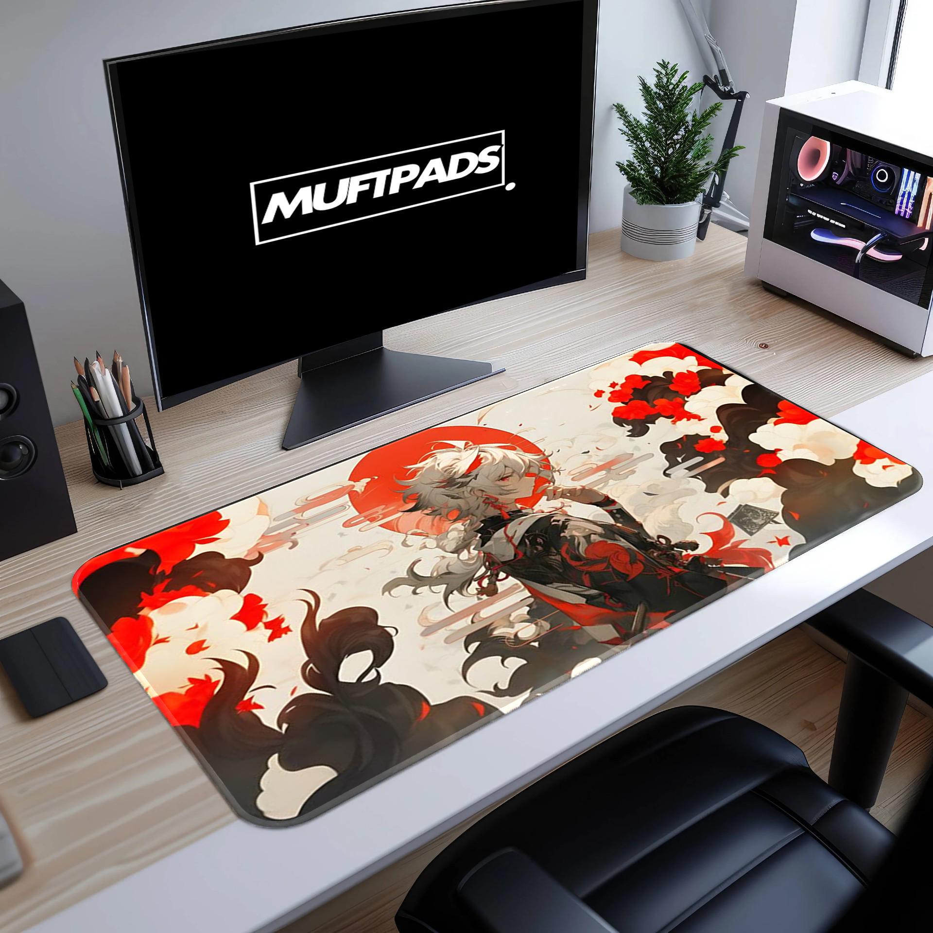 Genshin Impact Kazuha Mouse Pad, Gaming Mouse Pad, Desk Mat, Customize Mouse Pad, Game Mouse Pad