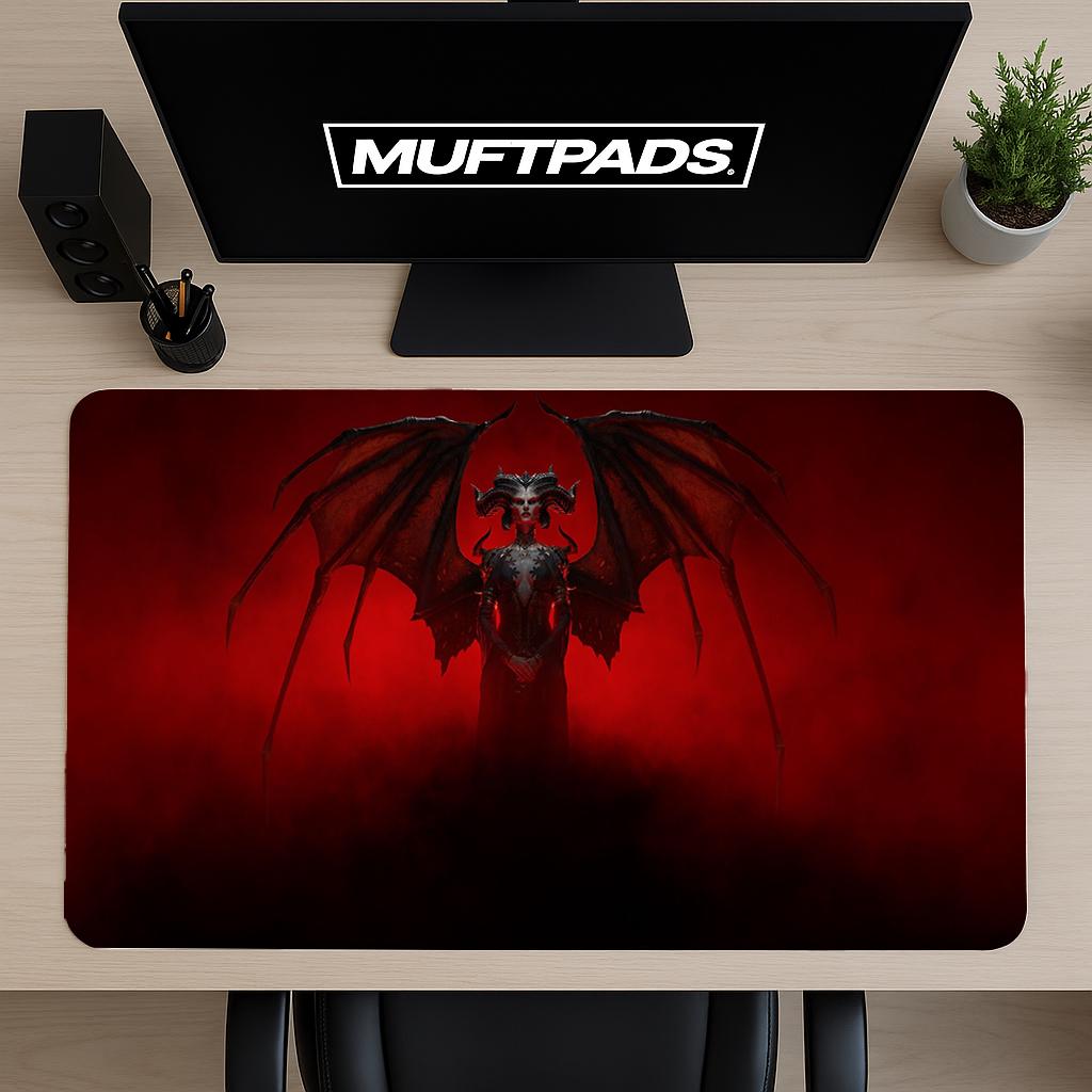 Diablo Mouse Pad • Lilith Printing • Gaming Mouse Pad • Customized Mouse Pad • Game • Anime • Desk Mat