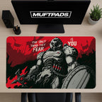 Doom Desk Mat Mouse Pad | Gaming Office Accessory | Unique Design for Gamers & Creatives | Customizable Sizes Available