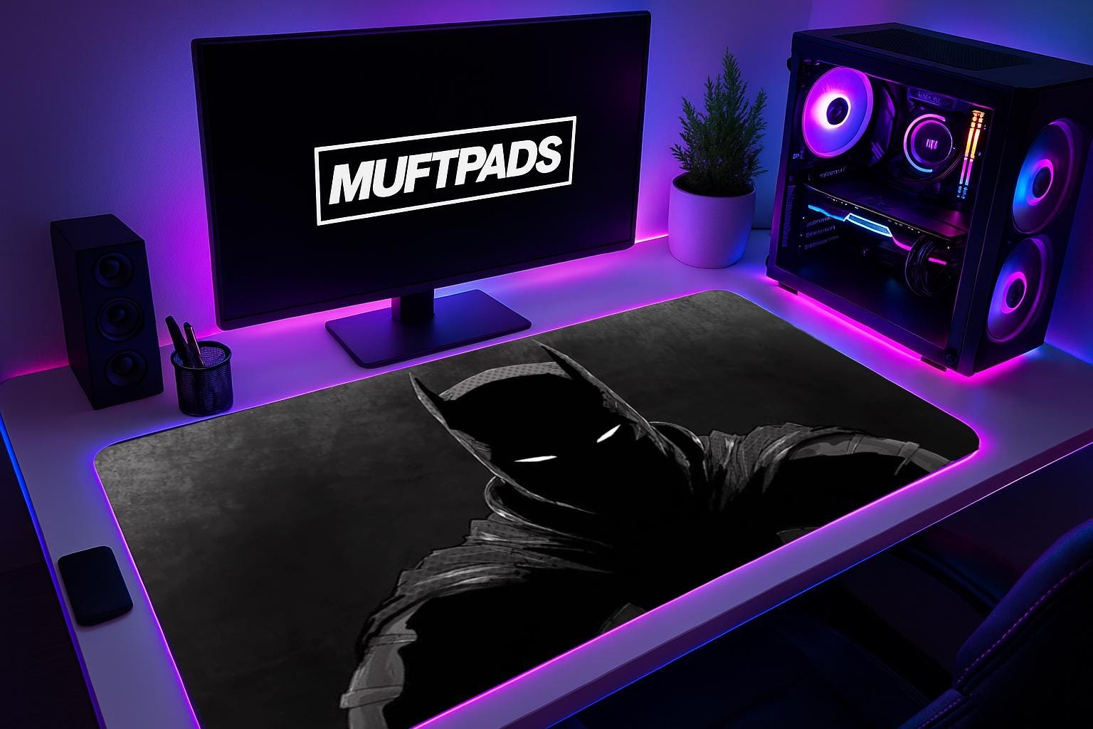 Noir Comic DeskMat, Gaming Desk Mat, Geek placemat, Colorful Large Desk Pad, Eco-Friendly Desk pad, Colored Large Mouse Pad, Comic Fan Gift.