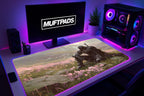Dark Souls Knight Desk Mat - XL Gaming Mouse Pad - Video Game Decor for Gamers and Elden Ring Inspired