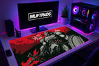 Doom Desk Mat Mouse Pad | Gaming Office Accessory | Unique Design for Gamers & Creatives | Customizable Sizes Available