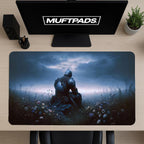 Knight Mouse Pad, medieval Fantasy, Castle, kingdom, Gaming Desk Mat, Lord Mouse Pad, MTG Playmat, Gaming Mouse Pad, Blue Pad, Ring