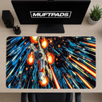Star Wars X-Wing Mouse Pad - Retro Sci-Fi Gaming Desk Mat, Rebellion Flight Art, Space Battle Decor, Jedi Gift Idea
