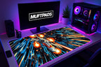 Star Wars X-Wing Mouse Pad - Retro Sci-Fi Gaming Desk Mat, Rebellion Flight Art, Space Battle Decor, Jedi Gift Idea