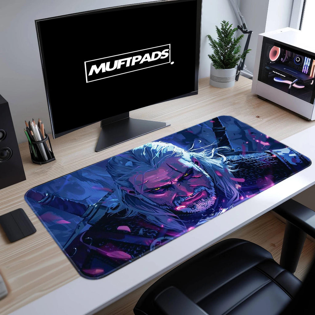 The Witcher 3 Wild Hunt Mouse Pad| Gaming Mouse Pad | Geralt | Game, Anime, Desk Mat