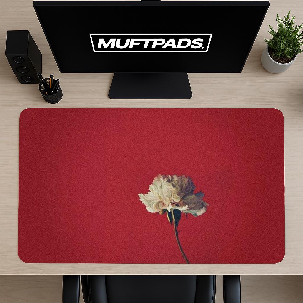 Vintage Cottagecore Floral Mouse Pad, Aesthetic Design for Office and Home, Unique Flower Mousepad for Computer Desk, Flower Mouse Pad - MUFTPADS