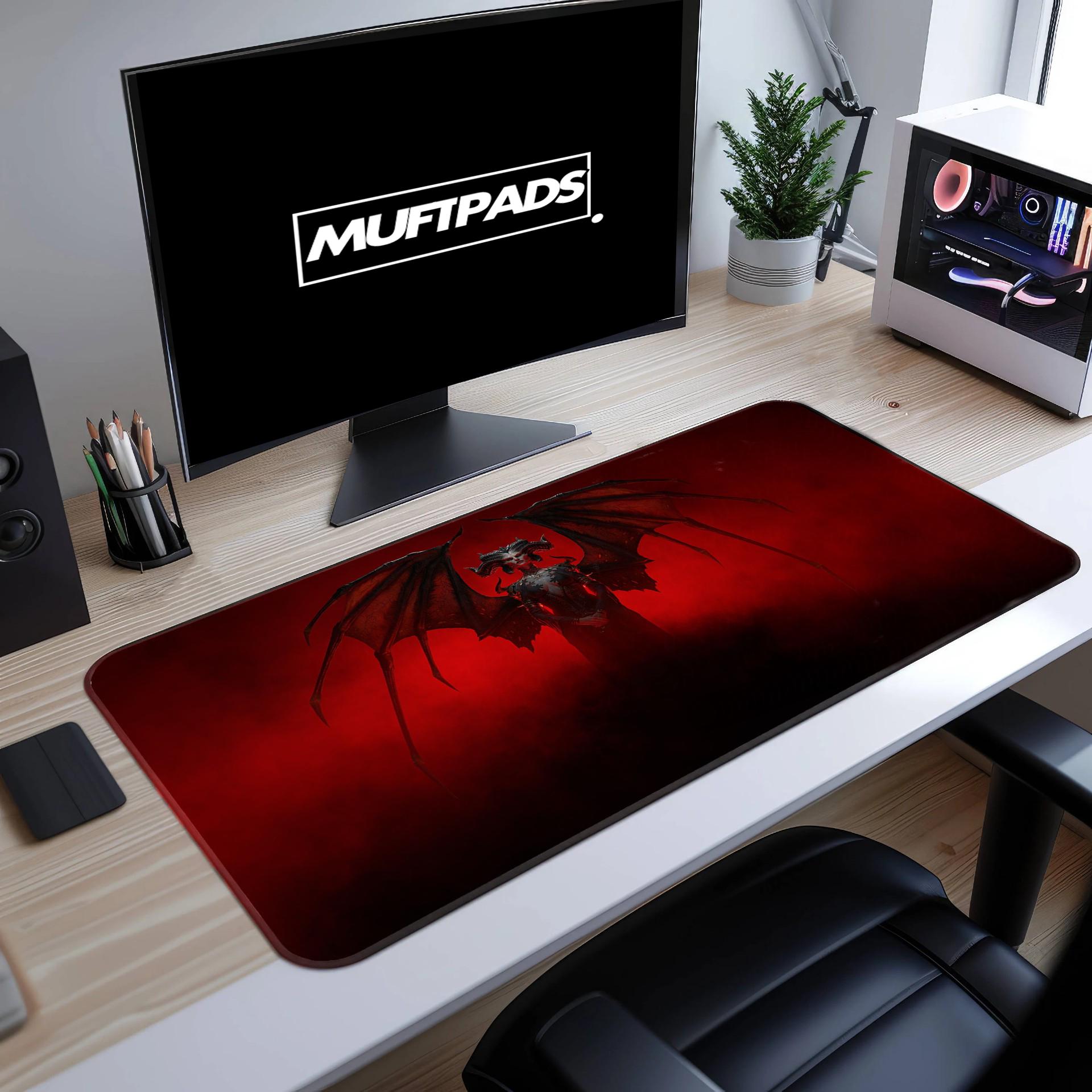 Diablo Mouse Pad • Lilith Printing • Gaming Mouse Pad • Customized Mouse Pad • Game • Anime • Desk Mat