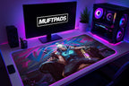 Valorant Desk Mat – Jett and Jinx Valorant Gaming Mouse Pad – Fps Gamer Gift – Valorant Setup – Gift For Valorant Gamer – Gaming Desk Decor