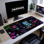 Gaming Mousepad, Jinx Desk Mat for League Of Legends Fans, Jinx Art, Gift For Gamer, Gaming Accessories, Computer Desk Pad, Arcane Desk Mat