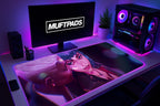 Arcane Jinx Powder & Ekko Desk Mat - XL Gaming Mousepad - Non-Slip Desk Pad Inspired by League of Legends