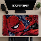 Spiderman Desk Mat, Large Mouse Pad, XL Mousepad, Gaming Desk Mat, Cute Gaming Desk Pad, Gift For Boyfriend, Gift For Dad, Keyboard Mat
