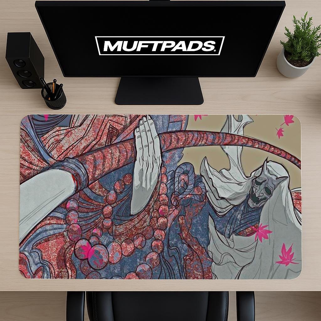 Oni Desk Mat, Mouse Pad - Large Waterproof Gaming Mousepad, Smooth Surface, Non-Slip Base for Office & Home Use