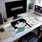 Serial Experiments Lain Desk Mat Anime Mousepad Gift for Anime Lovers Lain Mousepad Japanese Anime Desk Mat Cyberpunk Anime Mousepad