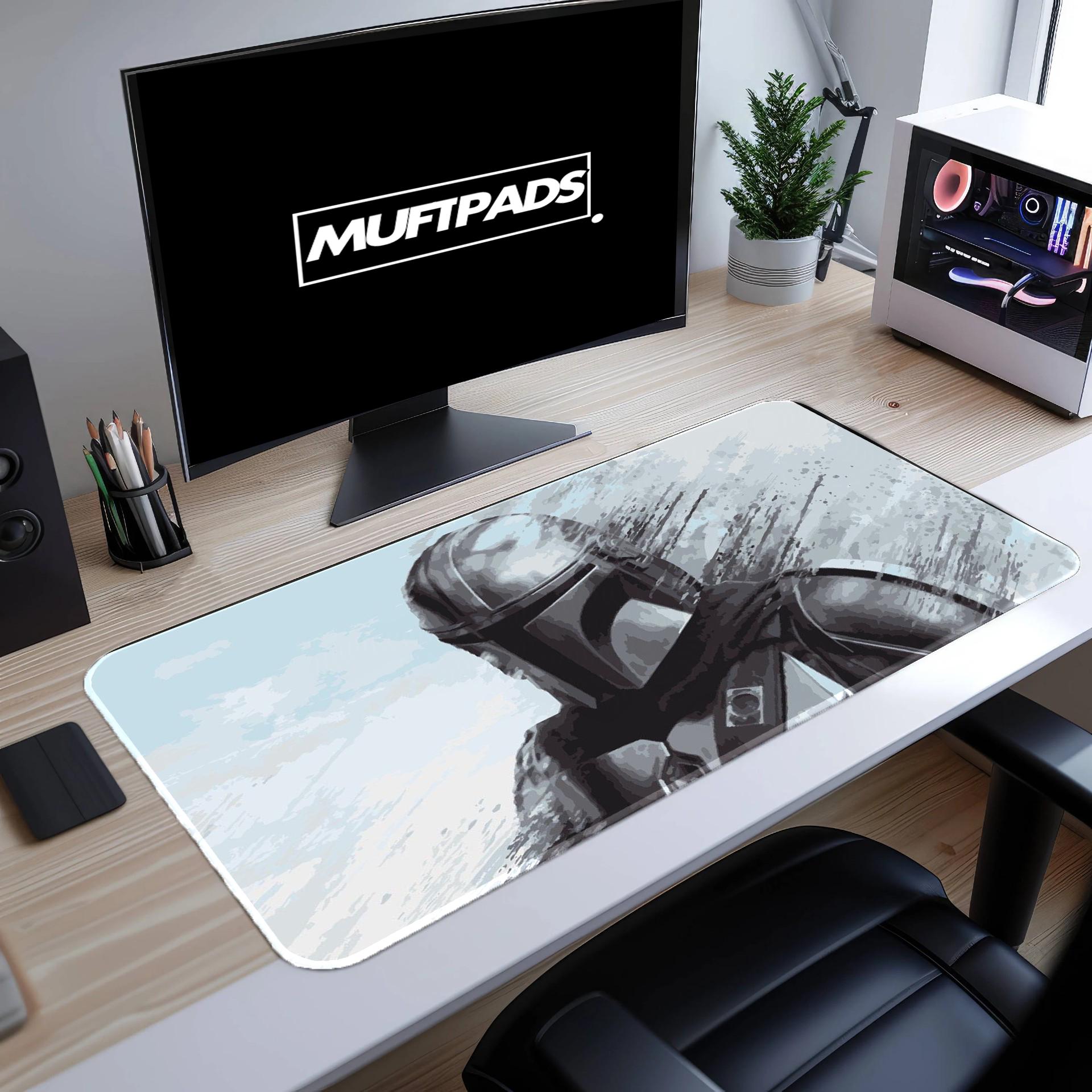 The Mandalorian Mouse Pad, Gaming Mouse Pad, Desk Mat, Customize Mouse Pad, Game Mouse Pad - MUFTPADS