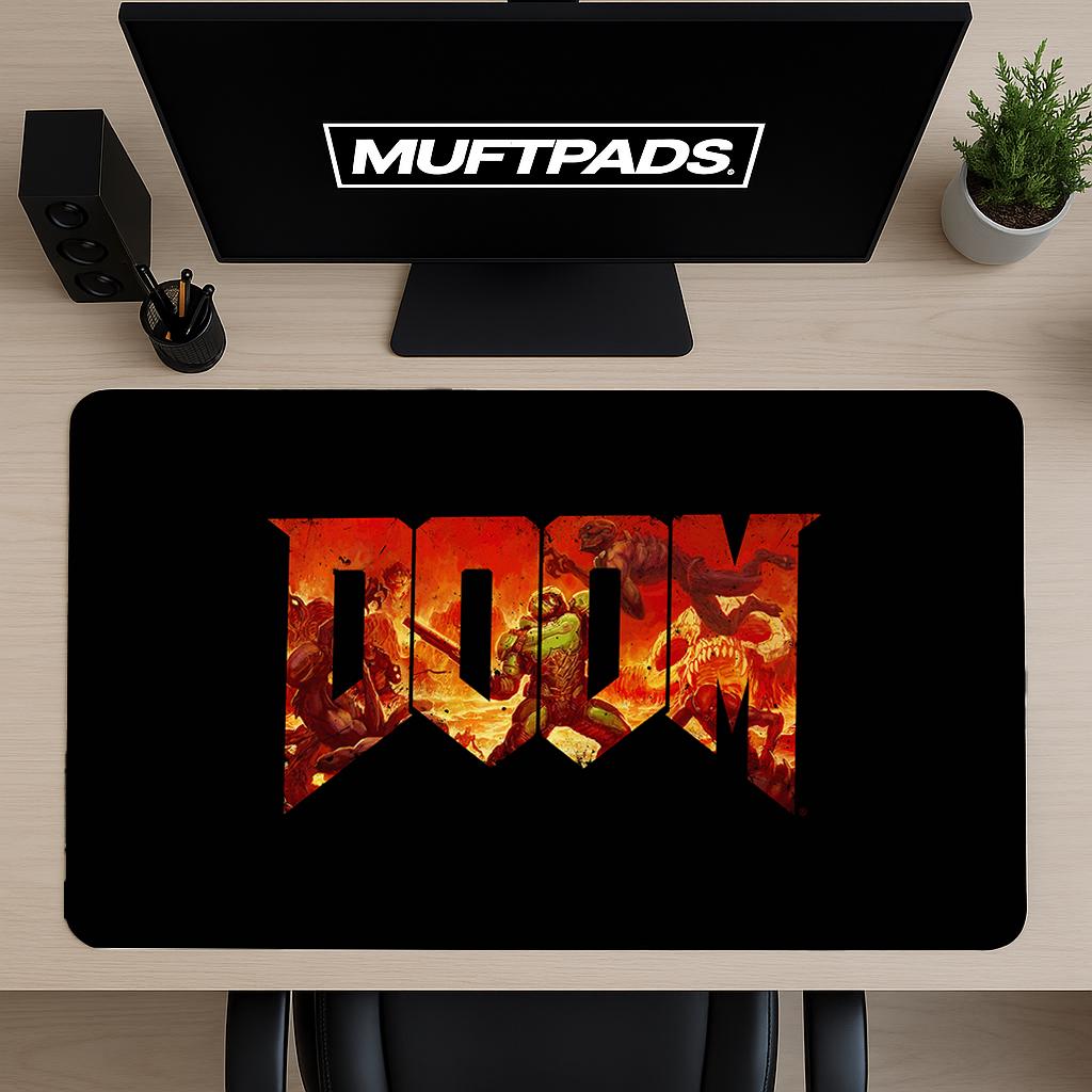 Doom Desk Mat Mouse Pad: Gaming Office Accessory - MUFTPADS