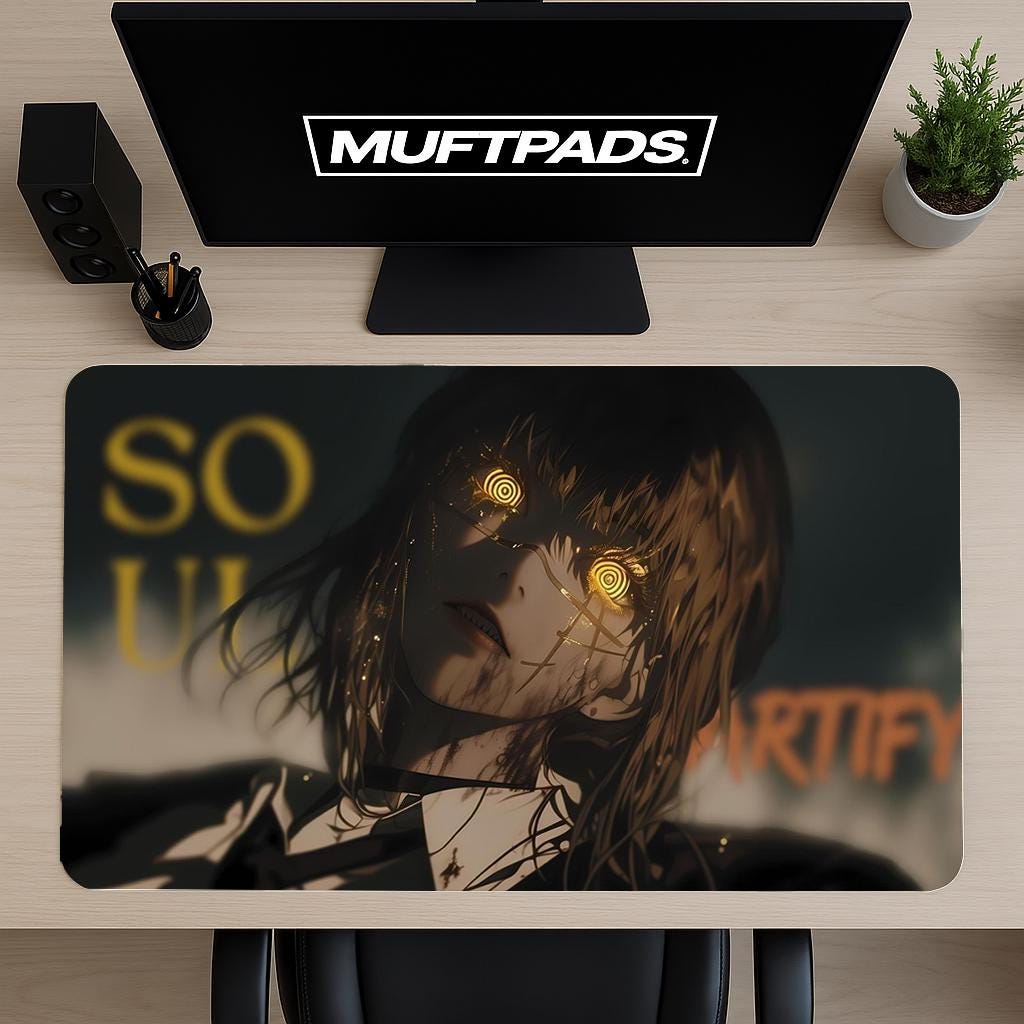 Mkima Anime Desk Mat: Manga Mouse Pad - MUFTPADS