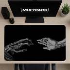 Creation of Adam Mouse Pad: Artistic Desk Mat, Non-Slip Neoprene - MUFTPADS