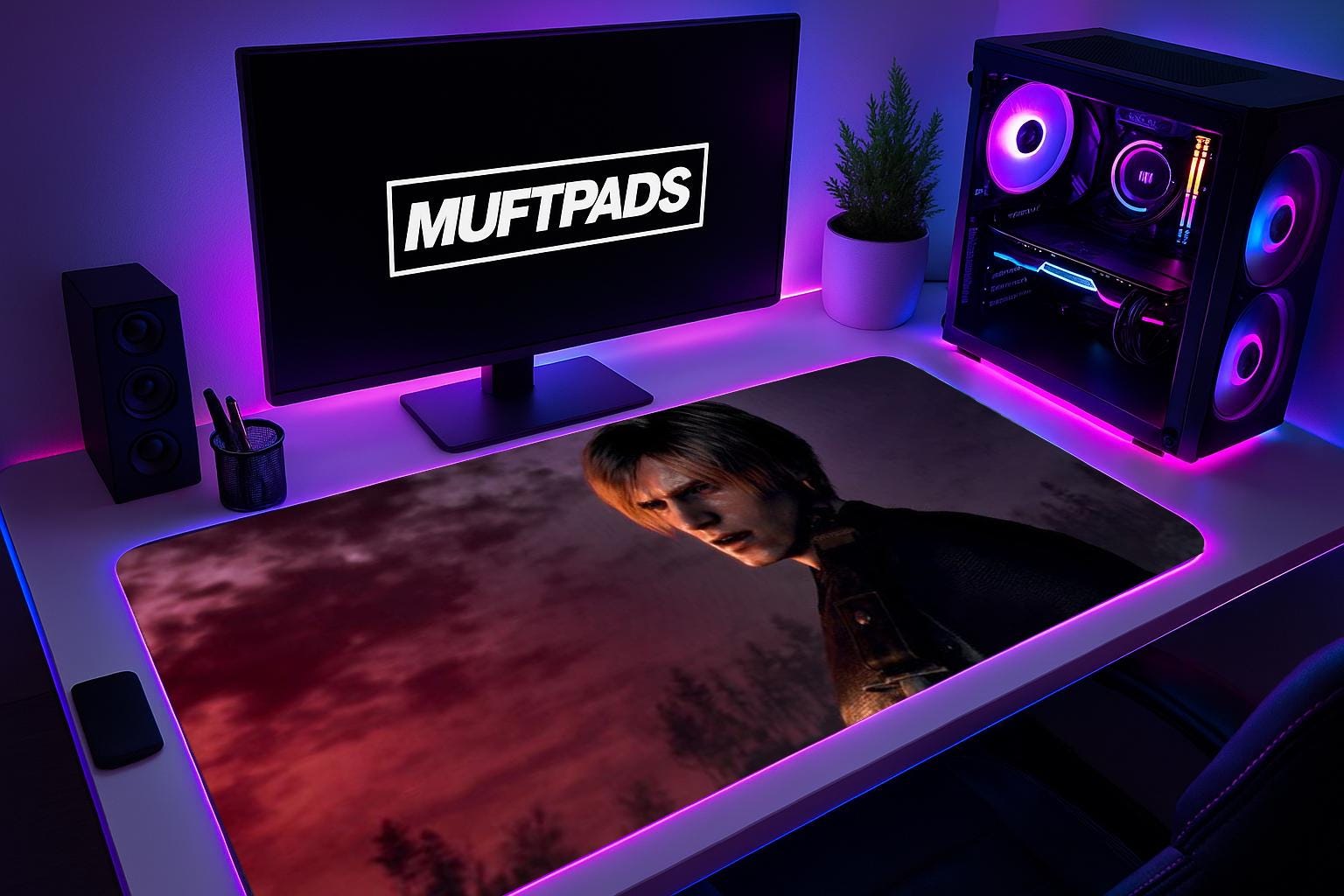 Resident Evil Mouse Pad, Gaming Mouse Pad, Desk Mat, Customize Mouse Pad, Game Mouse Pad