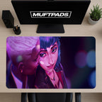 Arcane Jinx & Ekko Desk Mat: XL Gaming Mousepad - MUFTPADS