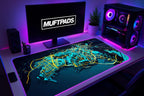 Cyberpunk City Mouse Pad – Neon Futuristic Skyline Gaming Desk Mat, Sci-Fi Tech Decor, Night City Gift Idea