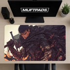Berserk Anime Mouse Pad: Guts Berserker Rage Gaming Desk Mat
