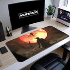 Bloodborne Desk Mat | The Hunter Mouse Pad | Large Desk Pad | Gaming Desk Decor