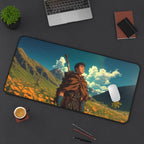 Berserk Landscape Desk Mat - Minimalist Anime Mouse Pad, Perfect for Fans of Dark Fantasy Manga