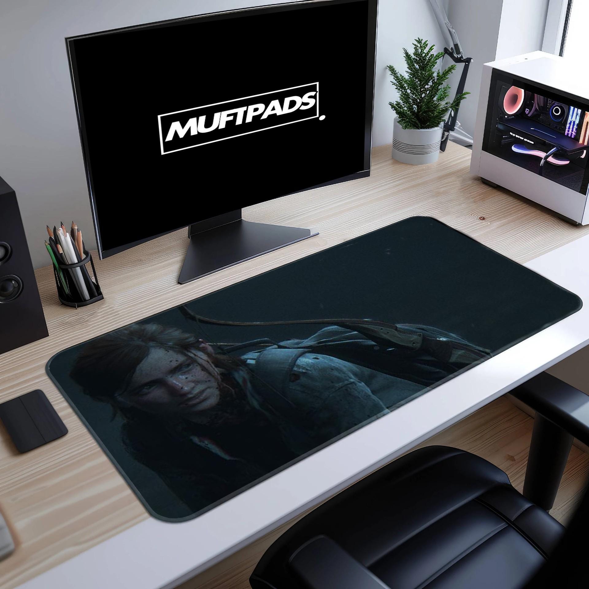 The Last of Us Desk Mat | Ellie Williams Mouse Pad | Large Desk Pad | Gaming Desk Decor
