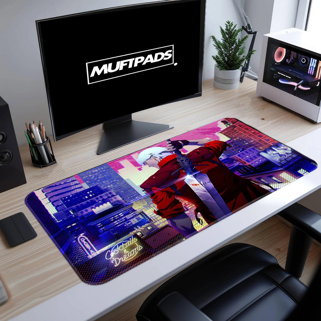 DMC Devil May Cry Mouse Pad • Dante Mouse Pad • Gaming Mouse Pad • Customized Mouse Pad • Game • Anime • Desk Mat