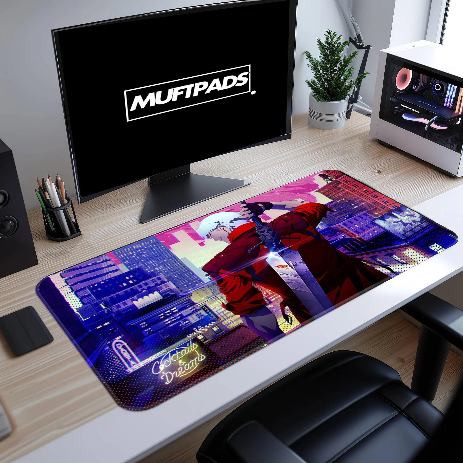 DMC Devil May Cry Mouse Pad • Dante Mouse Pad • Gaming Mouse Pad • Customized Mouse Pad • Game • Anime • Desk Mat