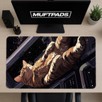Astronaut Cat Mouse Pad: Large Non-Slip Desk Mat - MUFTPADS