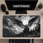 Angel Wings Gaming Mousepad – Icarus Desk Mat with Unique Anime Design, Office Mousepad for Gamers, Vibrant Angel Ornament-Inspired Art
