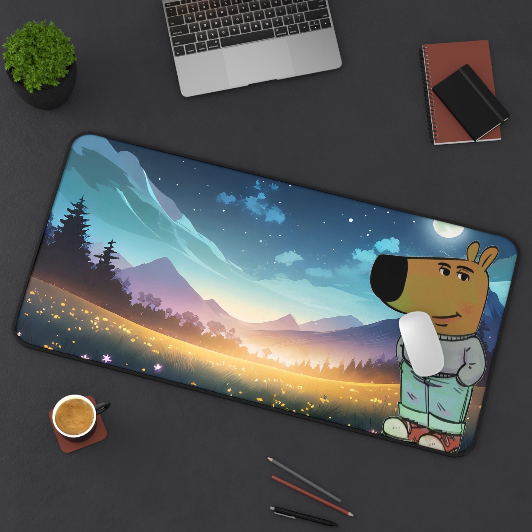 Just A Chill Guy Gaming Meme Mouse Pad Desktop Mouse Mat