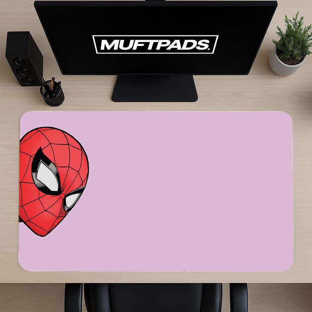 Spiderman Anime Desk Mat: Large Gamer Mouse Pad - MUFTPADS