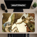 Berserk Desk Mat Manga GUTS Playmat Anime Griffith Mouse Pad Merch Gift Femto Manga Gaming Mat