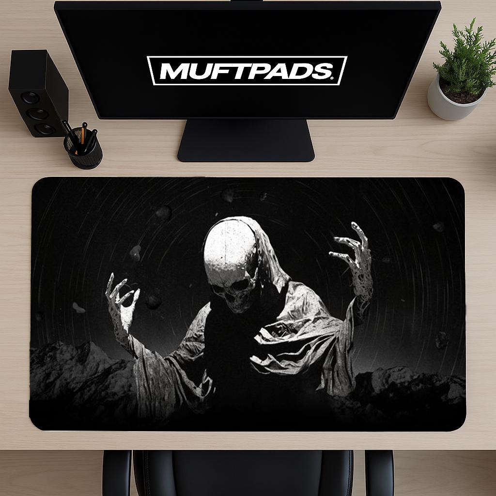 Skeleton Mousepad | Skeleton  Deksmat | Dark Theme Mousepad | Dark Skeleton Deskmat | Extra large deskmat