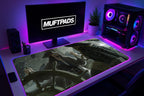 Pirate Treasure Map Desk Mat: Neoprene Gaming Mousepad - MUFTPADS