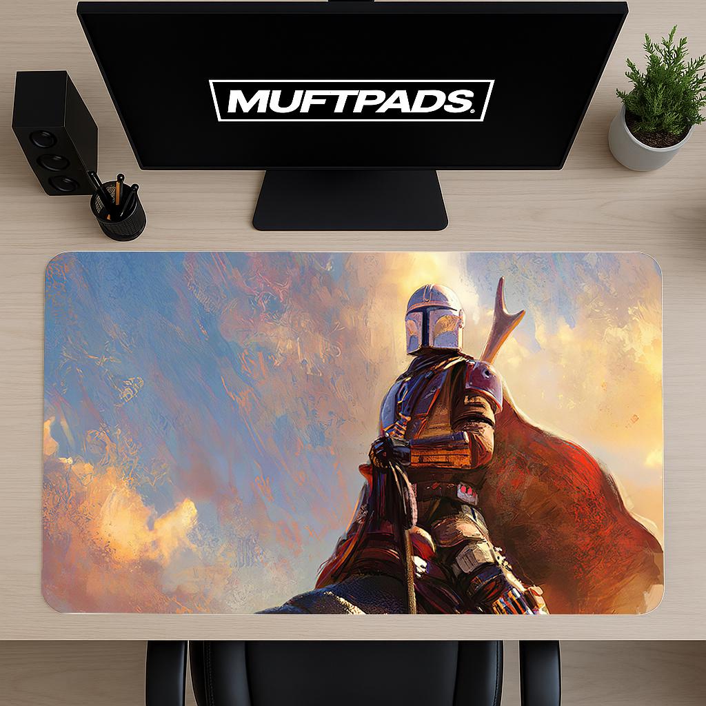 Mandalorian Mouse Pad , Different sizes Personalized Printing, Gaming Mouse Pad, Customized Mouse Pad, Game, Anime, Desk Mat , Tv Series