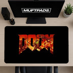 Doom Desk Mat Mouse Pad | Gaming Office Accessory | Unique Design for Gamers & Creatives | Customizable Sizes Available