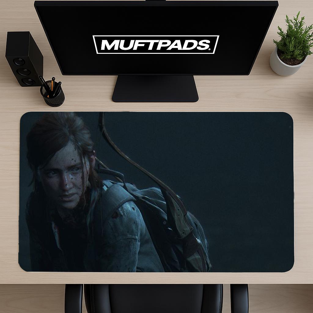 The Last of Us Desk Mat: Ellie Williams Gaming Decor - MUFTPADS