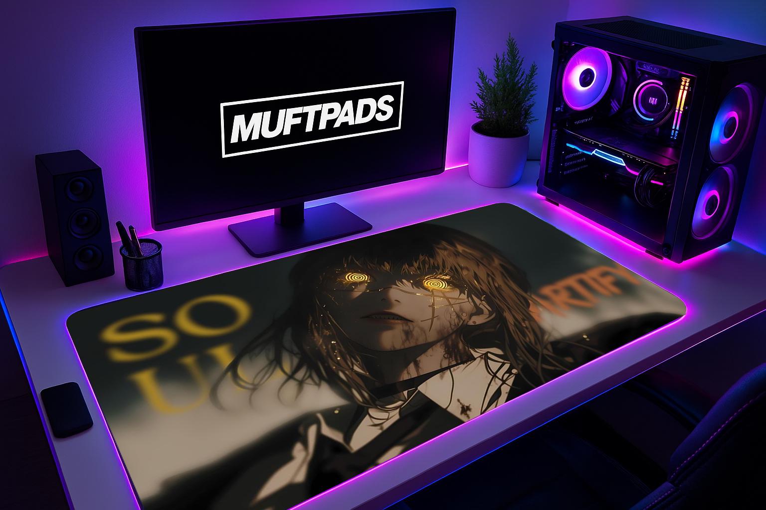 Mkima Anime Desk Mat: Manga Mouse Pad - MUFTPADS
