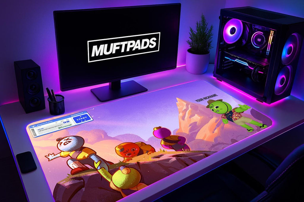 Customizable PEAK Mousepad Desk Mat Gamer Tag - MUFTPADS
