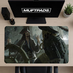Pirate Treasure Map Desk Mat: Neoprene Gaming Mousepad - MUFTPADS