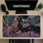 Dragon Desk Mat Mouse Pad: Vintage Art, Non-Slip Neoprene - MUFTPADS