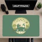 Totoro Desk Mat: Anime My Neighbor Totoro Kawaii Mouse Pad - MUFTPADS