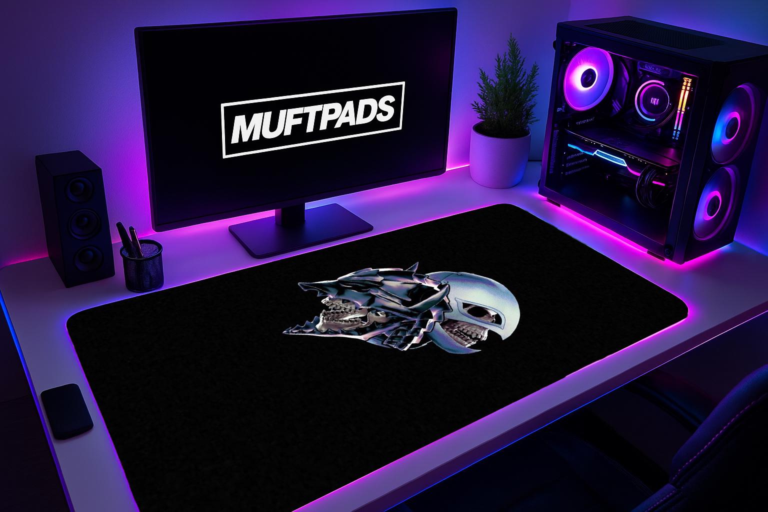 Berserk Griffith Anime Gaming Mousepad, Large Desk Mat with Epic Anime Artwork for Gamers - MUFTPADS