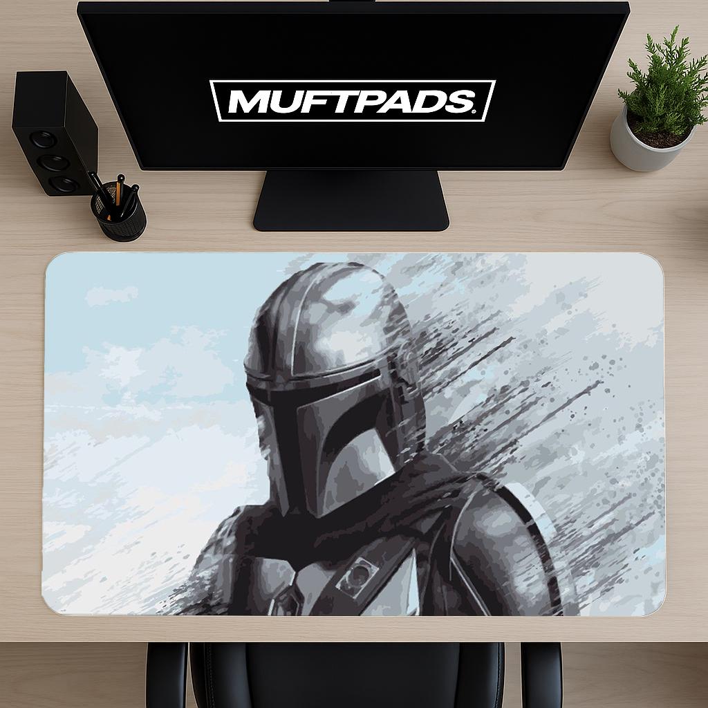 The Mandalorian Mouse Pad, Gaming Mouse Pad, Desk Mat, Customize Mouse Pad, Game Mouse Pad - MUFTPADS