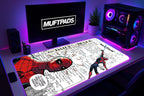 Spider-Man Comic Strip Mouse Pad – Vintage Marvel Panels with Daily Bugle News, Hero Desk Mat, Superhero Fan Gift